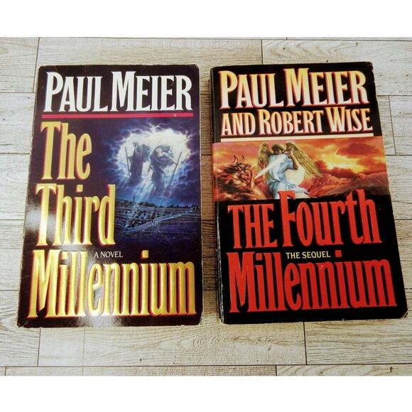 The Third / Fourth Millennium by Paul Meier - Lot of 2 Sci-Fi Paperback Novels - Picture 2 of 16